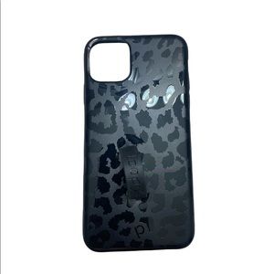 Leopard print black